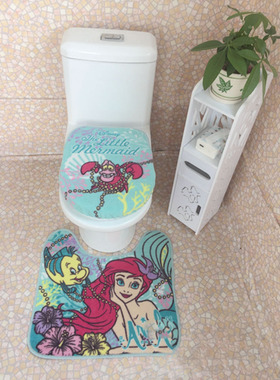 原单美人鱼卡通防滑吸水浴室用品