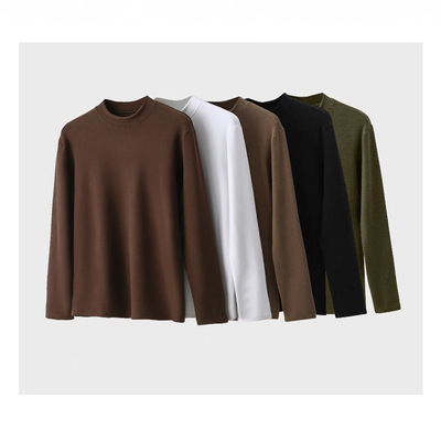 480G加厚德绒男士打底衫小立领男款 DZ031防寒长袖保暖暖绒修身