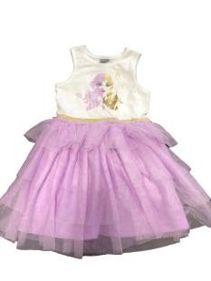 冰雪连衣裙大裙摆纯棉内里好质量女童公主裙子 7码