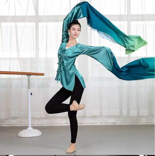 京剧剧目专业表演身韵基训练功汉服男女通用 古典舞水袖 北舞版 新款
