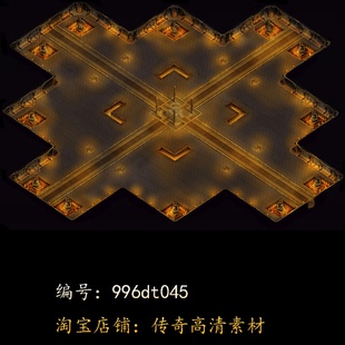 996引擎专用传奇地图全新高清真彩传奇素材复古套图dt045