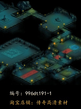 996引擎专用传奇地图全新高清真彩传奇素材复古套图dt191