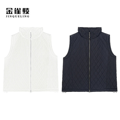 金雀绫【瘦小羊马甲】设计师工字型款加宽加大马夹SZA4TW672
