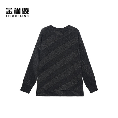 金雀绫【问星海】100绵羊毛设计款加宽加大毛衣SZAK3SHY180