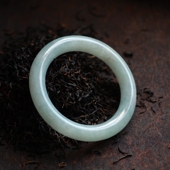 天然翡翠A货 证全 水头足 泼墨 玉镯 手镯 内径53MM 原6千5