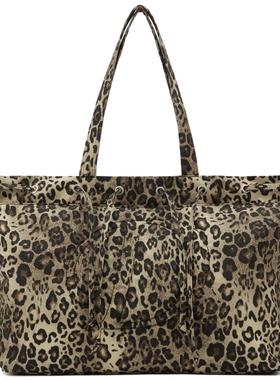 韩国代购女士包Deinet2025秋冬季新款时尚托特包豹纹手提包单肩包