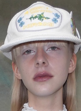 TYPESERVICE韩国小众计师品牌2025冬季刺绣鸭舌帽可调节平檐帽子