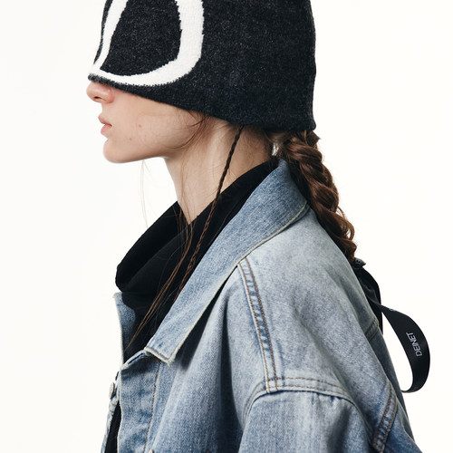 韩国直邮秋冬复古圆顶针织帽男女