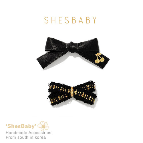 韩国新款小香风宝宝发夹发饰边夹