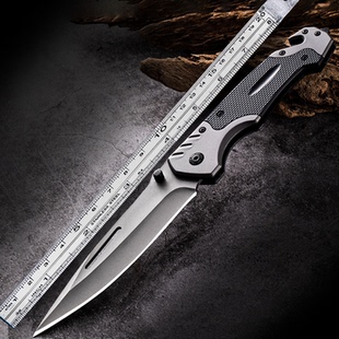 不锈钢户外折叠刀高硬度多用途防身折刀野营求生便携刀口袋小刀