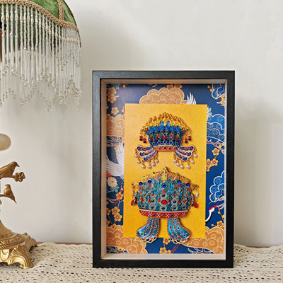 凤冠冰箱贴收纳展示框