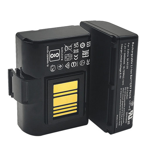 适用Zebra QLN320 QZ500打印机电池P1023901