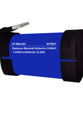 适用马歇尔marshall emberton C406A3蓝牙音响电池CP-MSL065