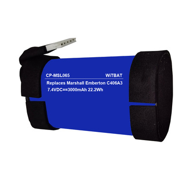 适用马歇尔marshall emberton C406A3蓝牙音响电池CP-MSL065