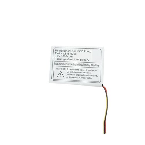 适用iPod Photo 20G电30G 60G电板Classic 4th型号616-0206大容量