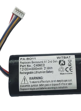 适用Bang & Olufsen Beosound A1 2nd Gen蓝牙音箱电池C4 06C2