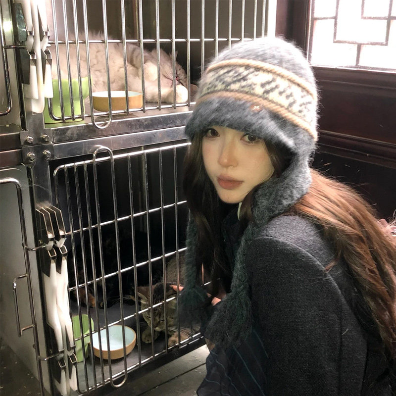 小众设计百搭毛线帽子