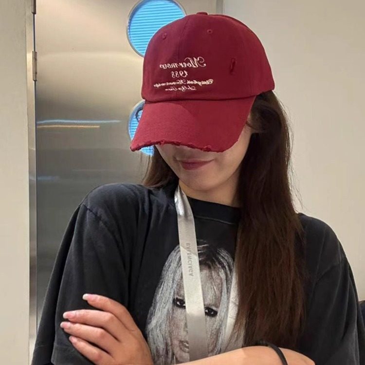 美式1988刺绣磨边棒球帽