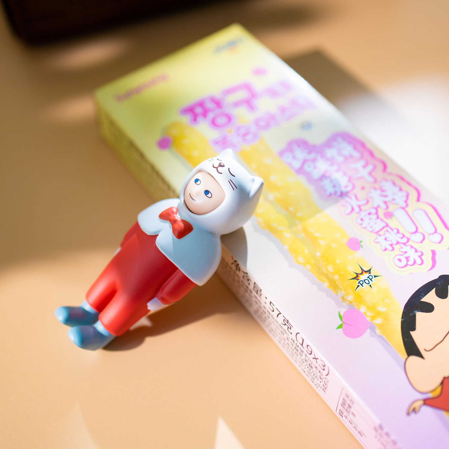 Sunyoung韩国进口跳跳糖水蜜桃饼干棒夹心零食蜡笔小新联名食品