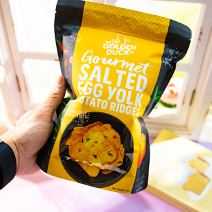GoldenDUCK金鸭咸蛋黄薯片零食进口食品真鸭蛋新加坡美食风靡全球
