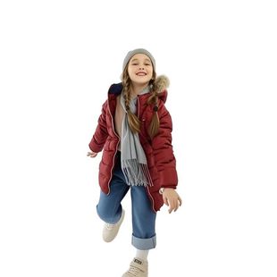 baby TOM 原单女童厚外套加绒夹克Original HILFIGER Jacket