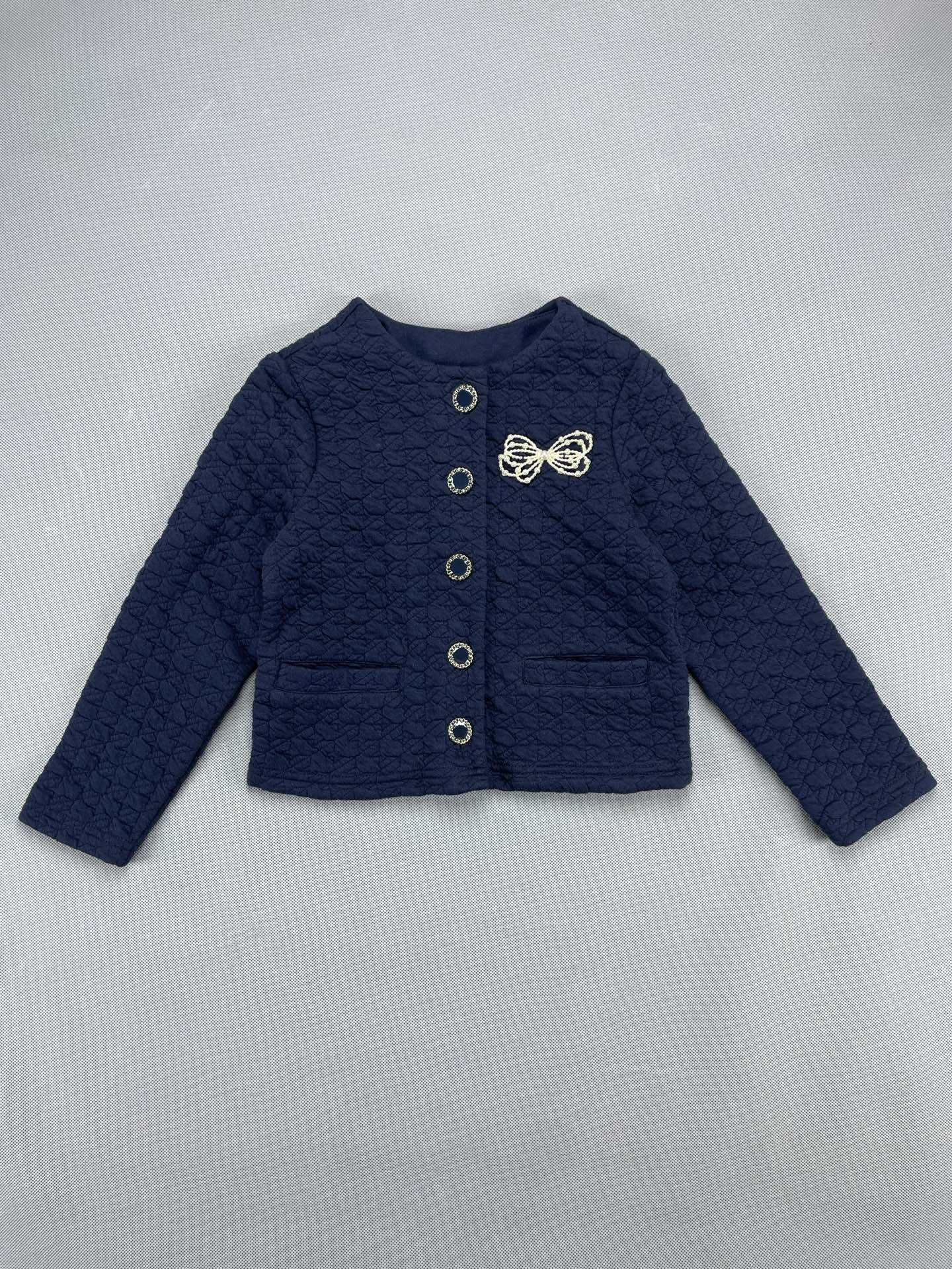 外贸原单女童外套中大童小香风欧美大牌童装春秋新款上衣