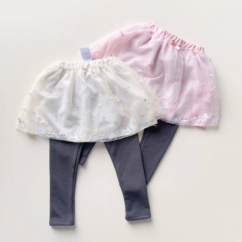 日单尾货110-130女童 秋冬绒保暖裙裤网纱刺绣打底裤中小童,童装/婴儿装/亲子装,裤子,淘宝优惠券,粉丝福利购,淘宝优惠卷