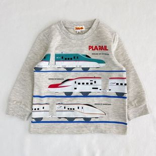 25春棉迪士卡通新干线plarail列车毛圈卫衣