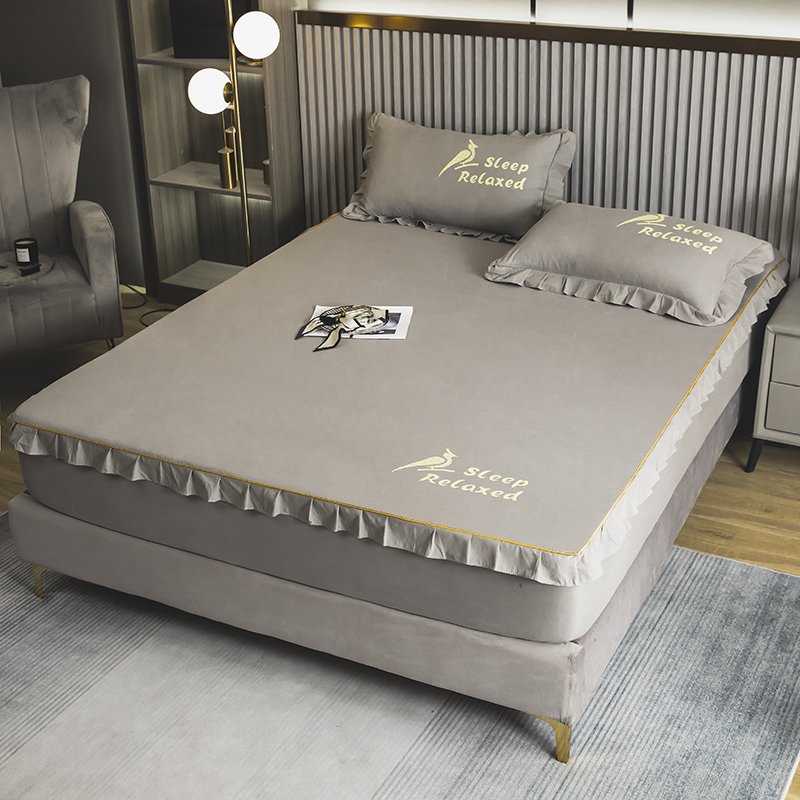 2023年新款床笠单件防滑固定床套罩席梦思床垫防尘保护套床单全包
