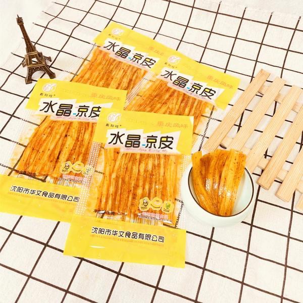 真知旺水晶凉皮辣条重庆风味调味面筋食品怀旧8090回忆零食辣皮-封面