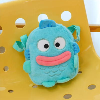 可爱小丑鱼毛绒包包女卡通斜挎包丑萌学生百搭毛茸茸包单肩小背包