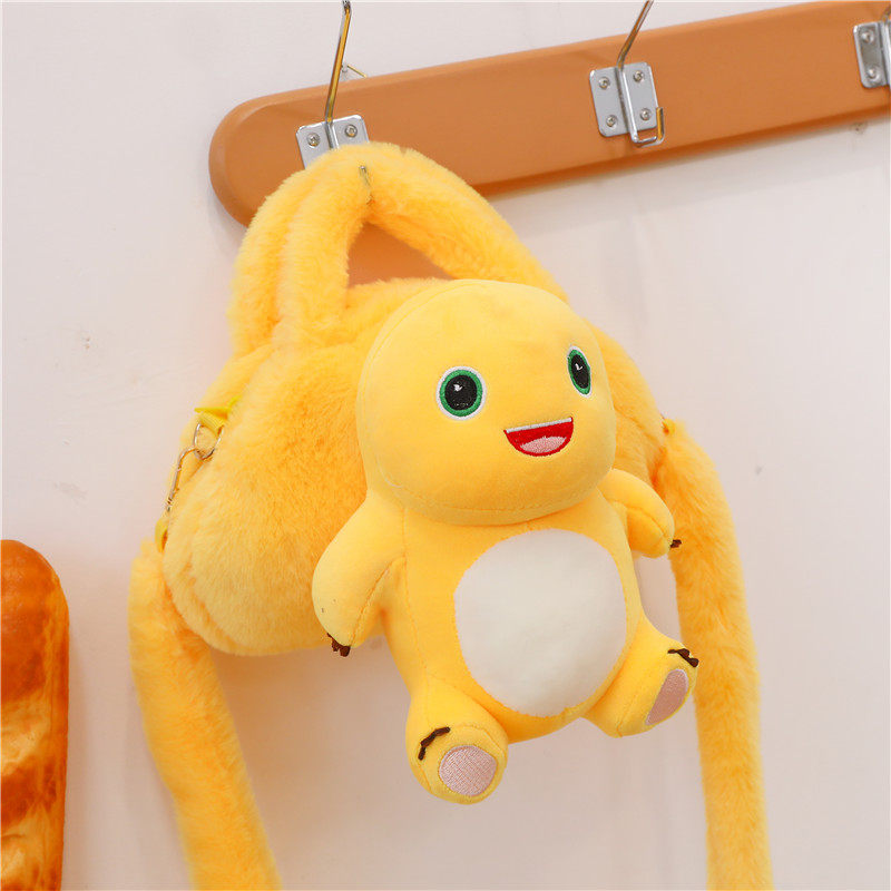 2025新款秋冬季恐龙公仔毛绒斜挎包包女卡通可爱手提包儿童小挎包,箱包皮具/热销女包/男包,通用款女包,淘宝优惠券,粉丝福利购,淘宝优惠卷