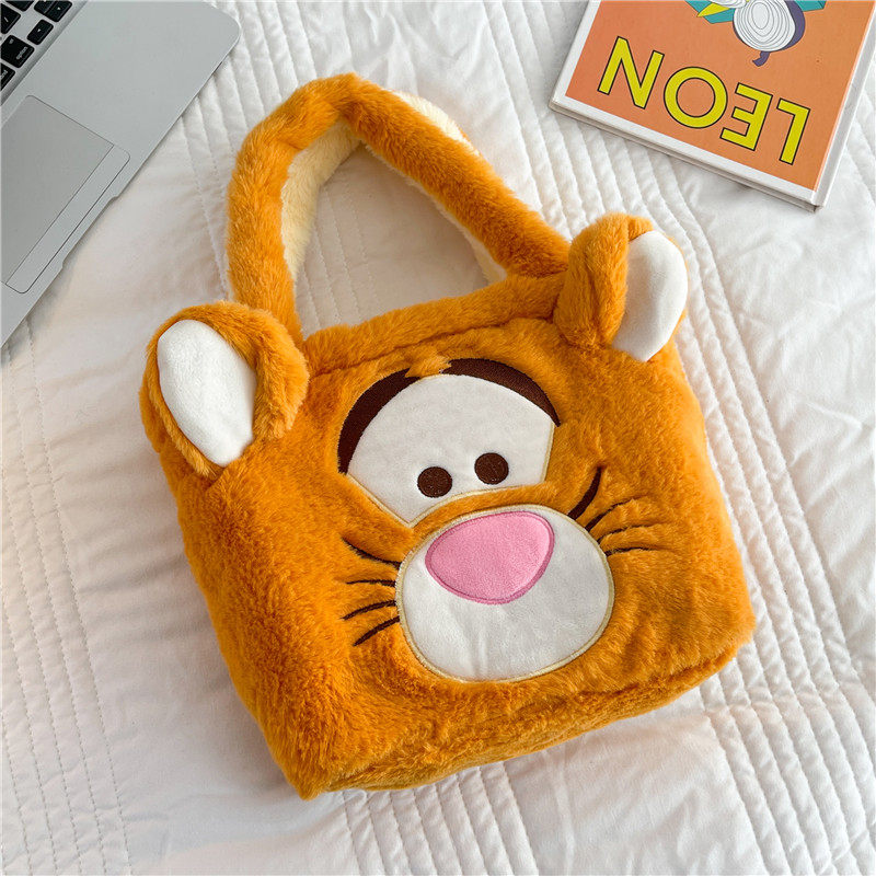 JK卡通毛绒翻转毛毛包2025小红书新款双面包女生手提包腋下单肩包,箱包皮具/热销女包/男包,通用款女包,淘宝优惠券,粉丝福利购,淘宝优惠卷