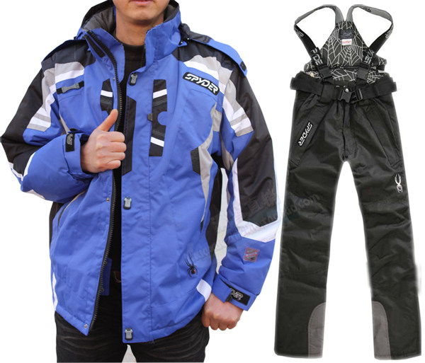 冲皇冠男式双板 单板滑雪服套装滑雪衣裤套装