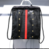 18QBL00301利家新款 休闲男女双肩包PU面料时尚 百搭