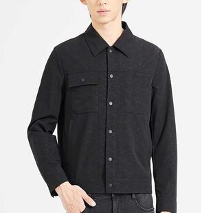 新款 24CJK0041 2024春季 利家男士 都市新潮简约翻领夹克外套 0042Y