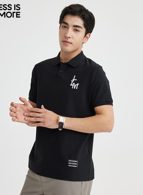 利家男装2024夏季商务翻领短袖T恤男绣花POLO衫A4XTX6052S 6053S