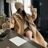 【现货】24冬款长款皮毛一体289-6838-P205控298，女装毛呢外套，浙宝289