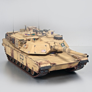 35履带式 正品 模型m1a2坦克模型仿真1 小号手拼装 M1A1世界军事组装