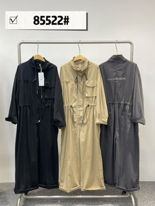 MUJIA秋韩版宽松大码胖mm休闲慵懒风设计感工装直筒阔腿连体长裤