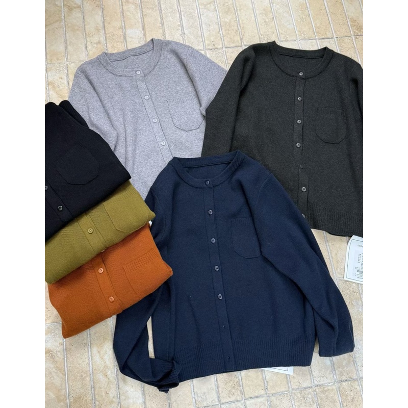 胖mm慵懒松弛风百搭开衫毛衣外套