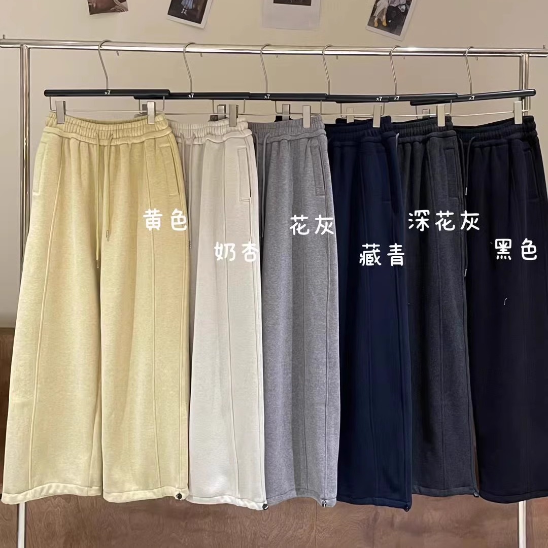 抽绳束脚两穿卫裤束脚两穿卫裤