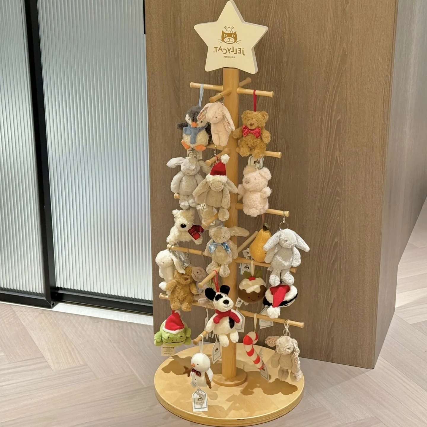 jellycat圣诞树架子挂件展示架