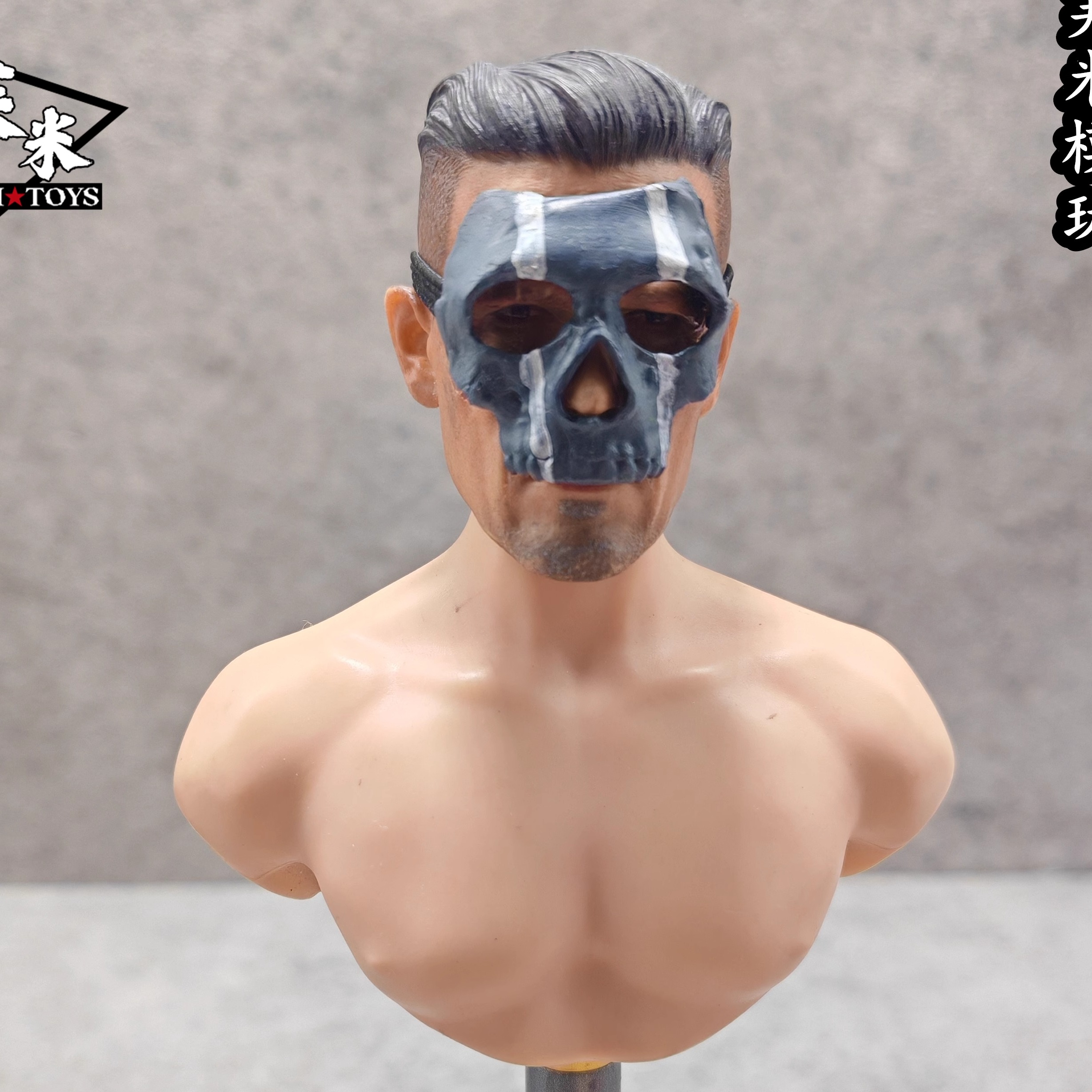 现货-芙米模玩1/6男兵人使命召唤 幽灵部队 骷髅面具12寸模型手办