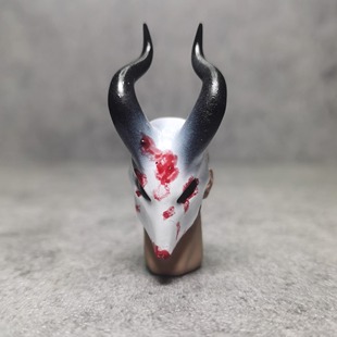 现货-1/6 1/12兵人 暴力羊头怪面具 6寸人偶模型配件 废土风手办