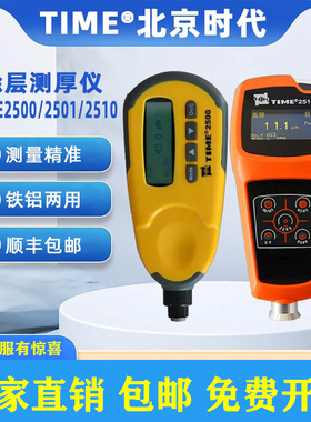 北京时代TIME2500涂层测厚仪油漆面铁铝TIME2510金属镀锌层检测仪