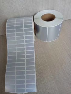 G2108不干胶打印纸热卖 10000张 纸 30x10哑银标签纸pet防水条码
