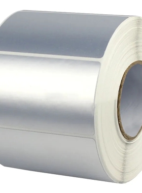 BTP2100E防水不干胶纸标签纸90X50哑银纸pet消银龙1000张特惠