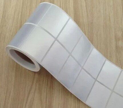 特惠双排亚银不干胶纸50x35X2500消银龙贴纸PET50X35 条码纸