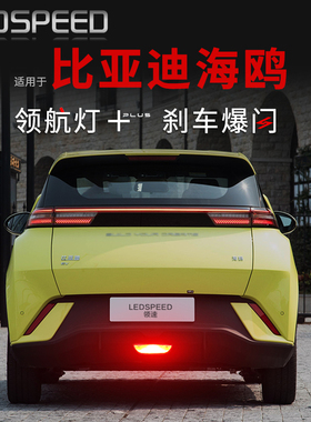 适用于比亚迪D1 海鸥改装LED领航灯泡警示防追尾爆闪后雾灯后杠灯